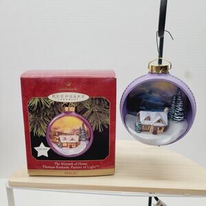 1997 Hallmark Keepsake Ornament The Warmth of Home Thomas Kinkade Magic Light